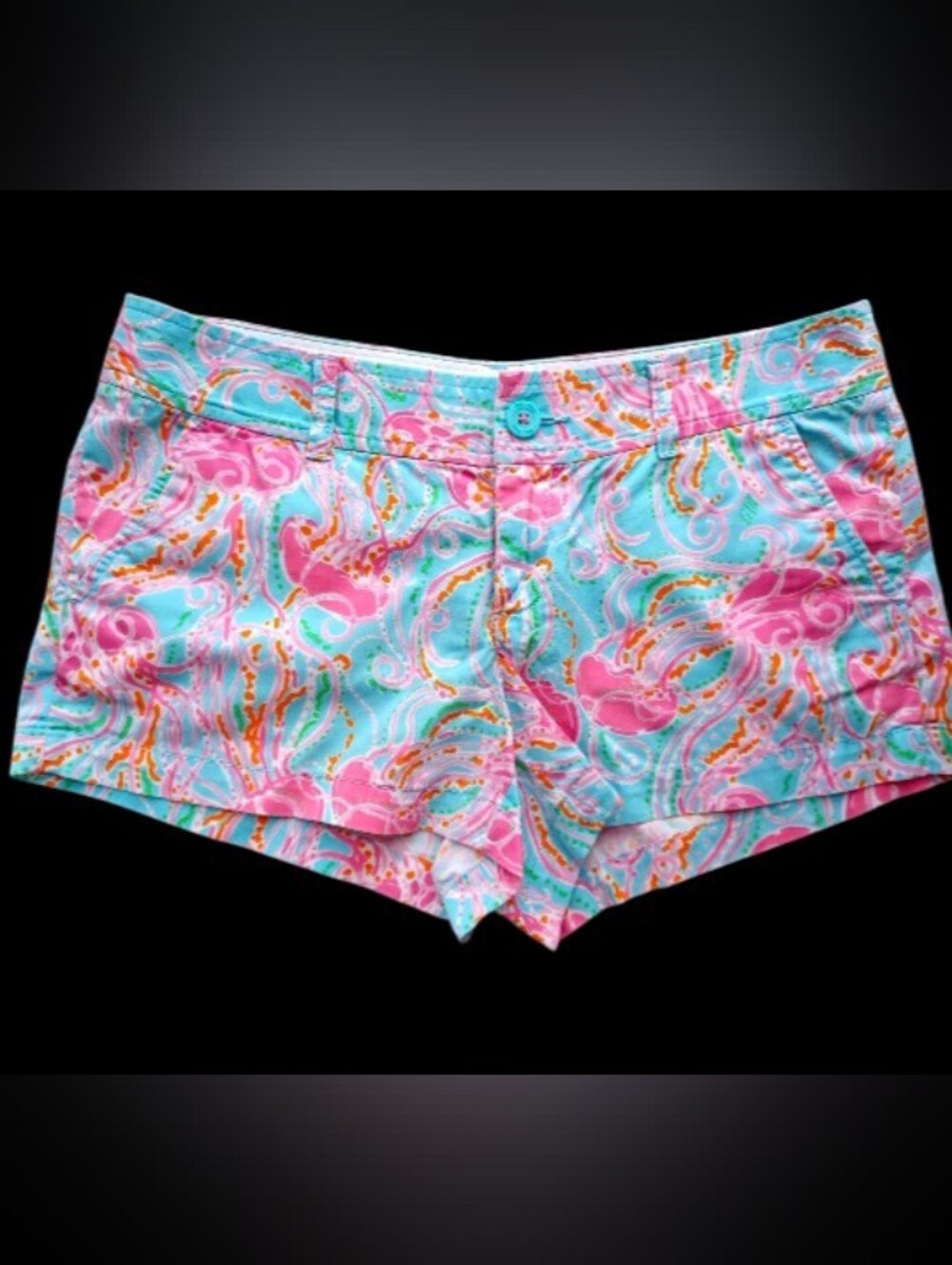 Lilly Pulitzer The Walsh Jelly Fish Print Shorts, Size 8 - Picture 2 of 16